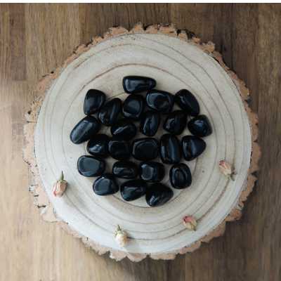 Black Obsidian Tumbled Stones